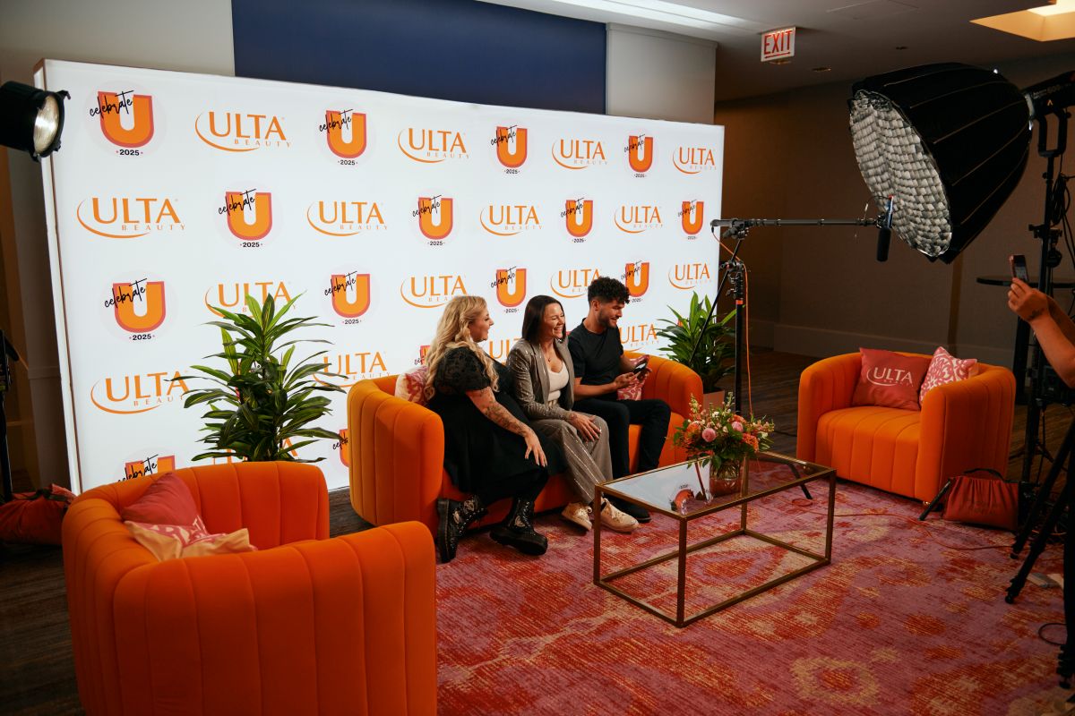 company interview at an event